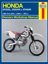 Honda XR250L (91-96), XR250R (86-04), & XR400R (96-04) Haynes Repair Manual
