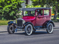 Later Ford Model T Tudor Sedan kept passengers out of the weather, but still only had 20 hp and two speeds